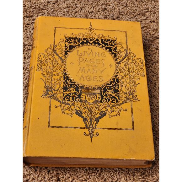 Living Pages From Many Ages By Mary Hield Illustrated Character Traits Vintage - Picture 1 of 14